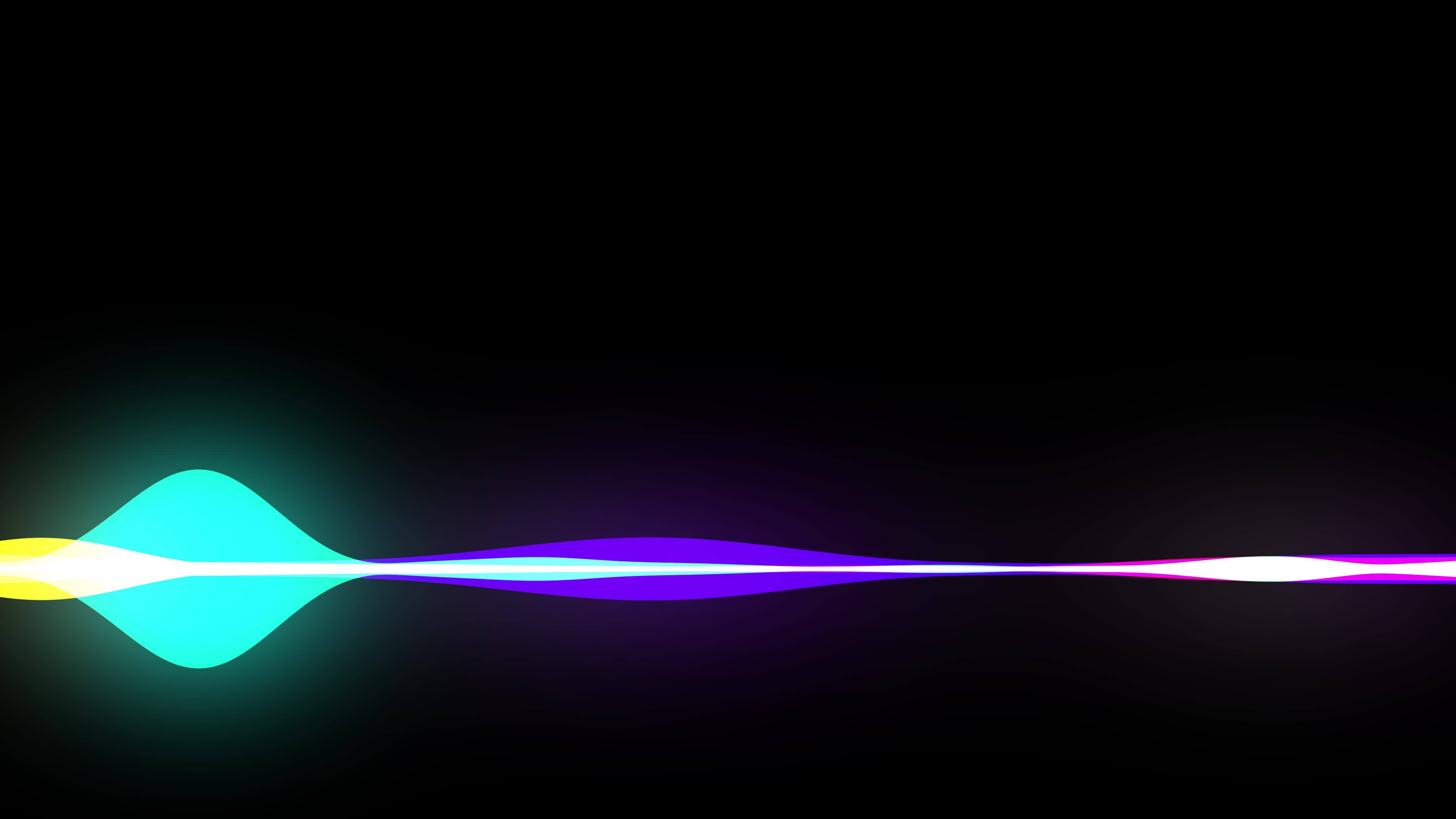 Sound waves visualizing speech recognition technology