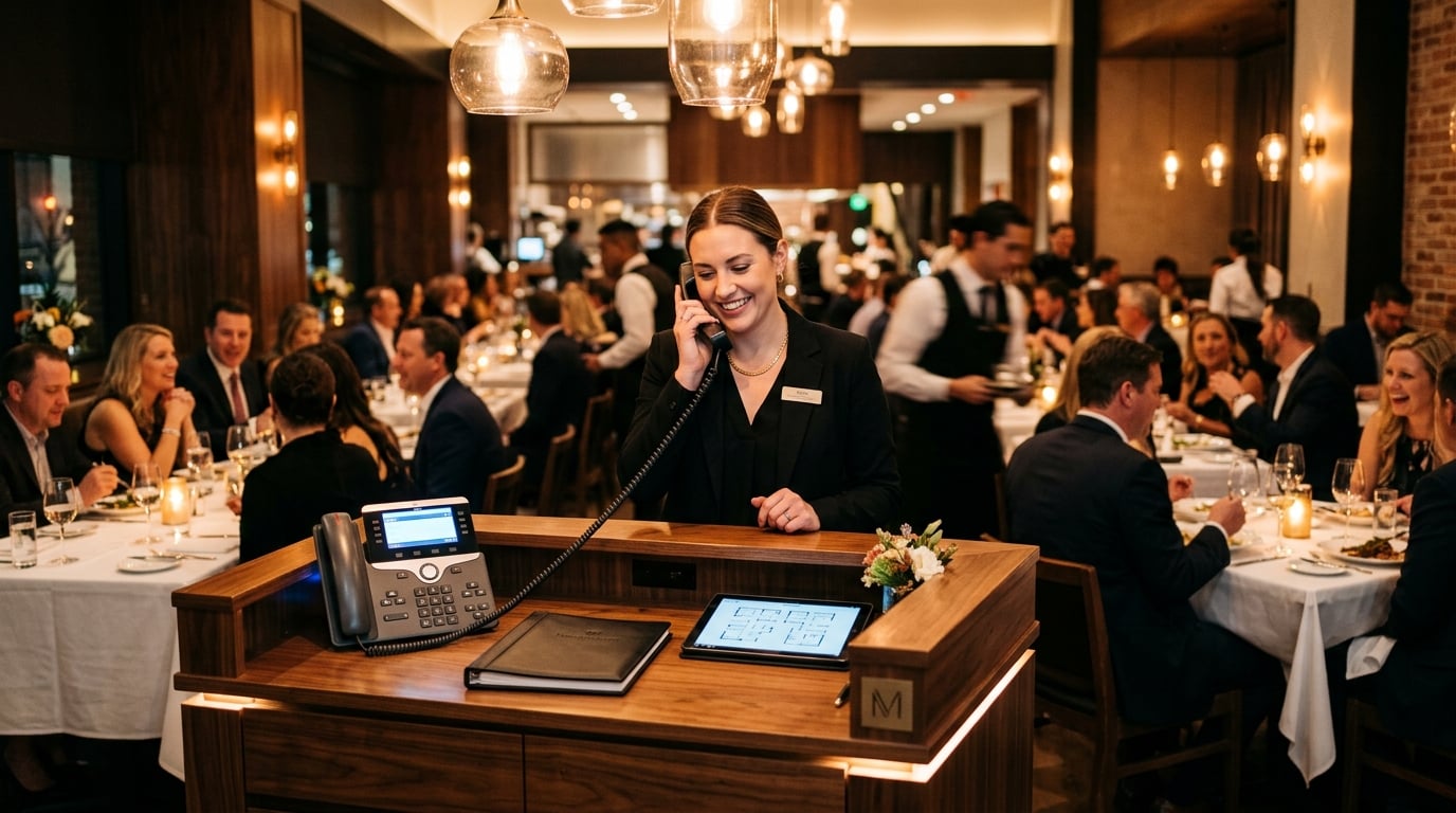 Restaurants & Hospitality — AI receptionist